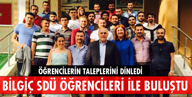 MİLLETVEKİLİ BİLGİÇ ÖĞRENCİLERLE BULUŞTU