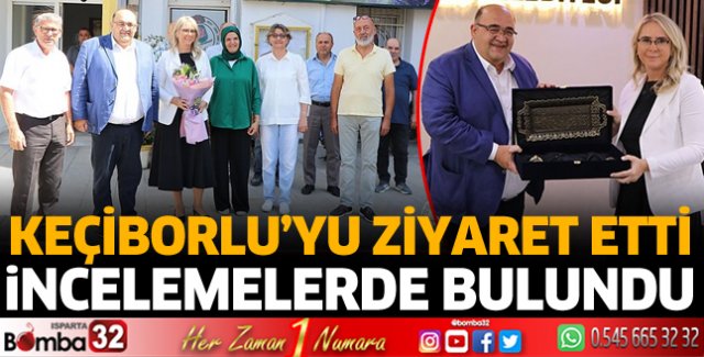 Milletvekili Çankırı, Keçiborlu'yu ziyaret etti 