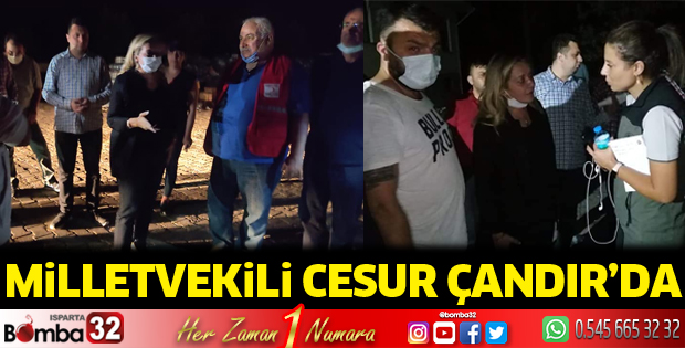 Milletvekili Cesur Çandır'da