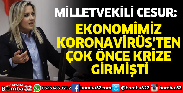 MİLLETVEKİLİ CESUR İKTİDARA SESLENDİ