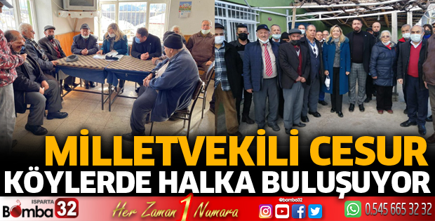 Milletvekili Cesur köylerde