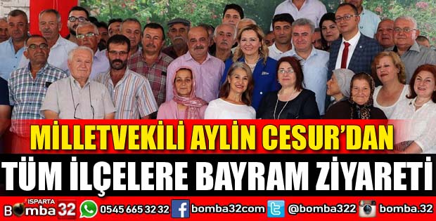 MİLLETVEKİLİ CESUR TÜM İLÇELERİ GEZDİ
