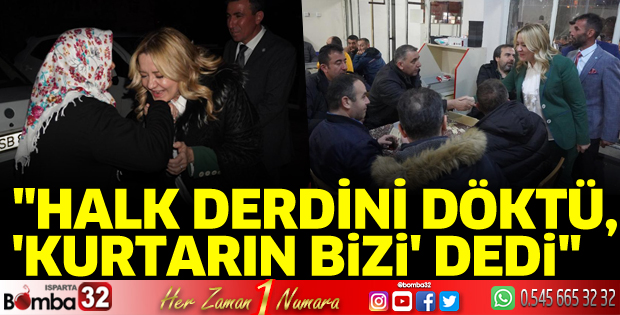 Milletvekili Cesur yağmur çamur demedi, vatandaşa koştu
