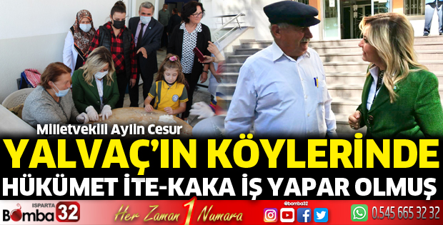 Milletvekili Cesur Yalvaç’ın köylerinde ziyaretlerde