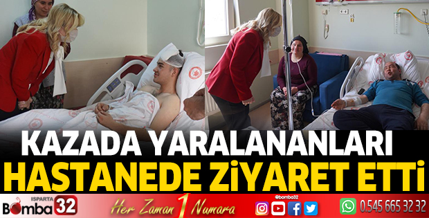 Milletvekili Cesur’dan yaralı vatandaşlara ziyaret