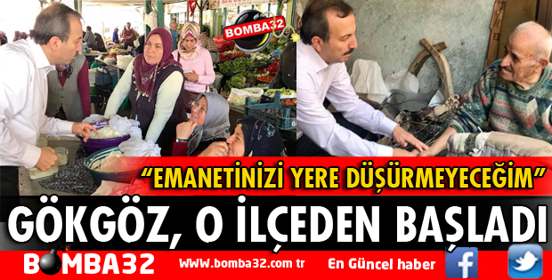 MİLLETVEKİLİ GÖKGÖZ İLÇE ZİYARETLERİNE BAŞLADI
