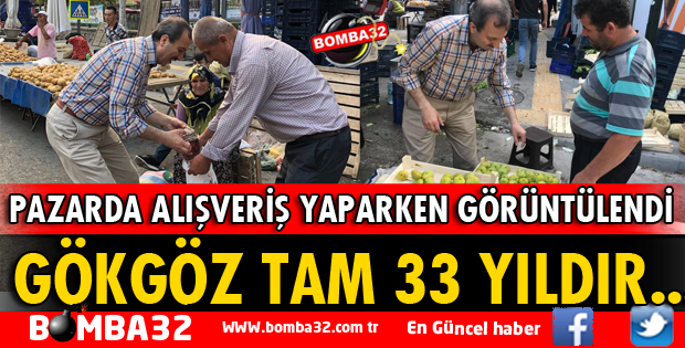 MİLLETVEKİLİ GÖKGÖZ PAZARDA ALIŞVERİŞ YAPARKEN GÖRÜNTÜLENDİ