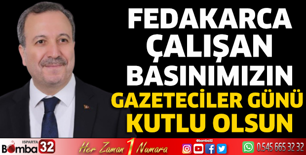 Milletvekili Gökgöz'ün Çalışan Gazeteciler Günü mesajı