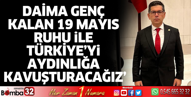 Milletvekili Halıcı’dan 19 Mayıs mesajı