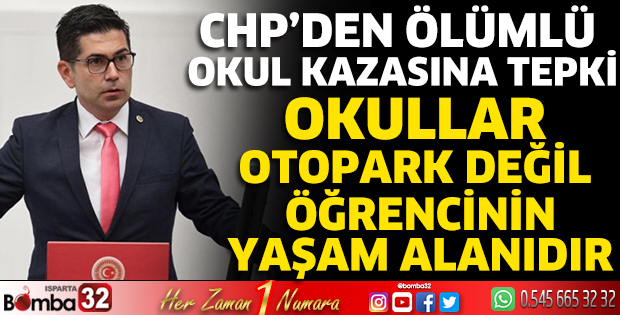 Milletvekili Halıcı'dan ölümlü okul kazasına tepki