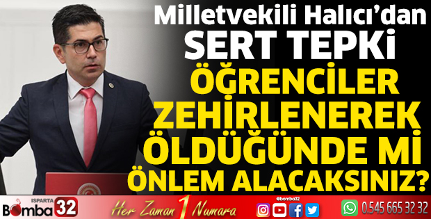 Milletvekili Halıcı'dan sert tepki