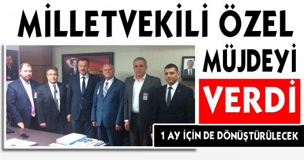Milletvekili Özel: Karma OSB olacak
