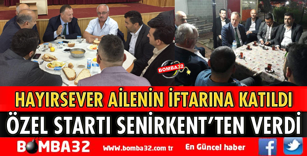 MİLLETVEKİLİ ADAYI ÖZEL SEÇİM STARTINI SENİRKENT'TEN VERDİ