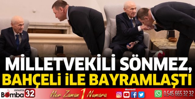 Milletvekili Sönmez, Bahçeli ile bayramlaştı