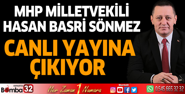 Milletvekili Sönmez canlı yayına konuk oluyor