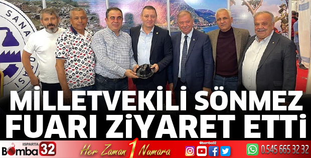 Milletvekili Sönmez fuarı ziyaret etti