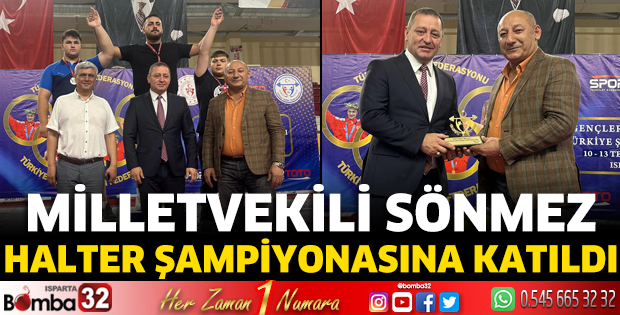 Milletvekili Sönmez Halter Şampiyonasına katıldı