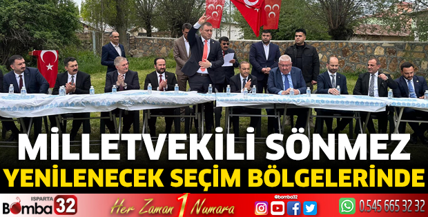 Milletvekili Sönmez, yenilenecek seçim bölgelerinde