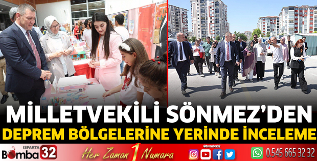 Milletvekili Sönmez’den deprem bölgelerinde yerinde inceleme 