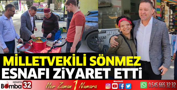 Milletvekili Sönmez'den esnaf ziyareti