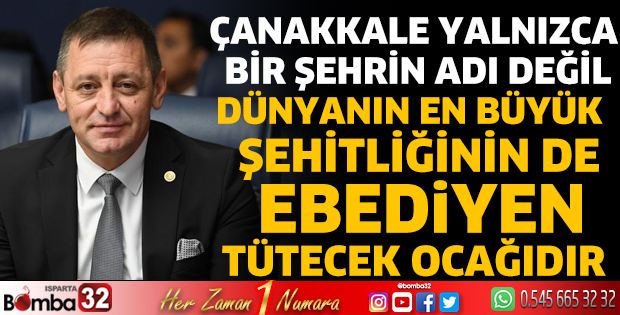 Milletvekili Sönmez'in 18 Mart mesajı