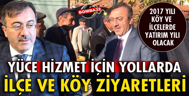 MİLLETVEKİLİ YÜCE İLÇE VE KÖYLERİ GEZİYOR
