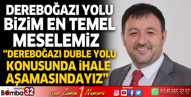 Milletvekili Zabun Dereboğazı Yolu hakkında konuştu