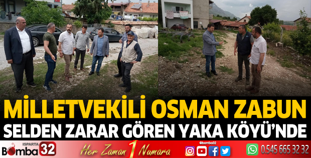 Milletvekili Zabun Yaka Köyü'ne gitti