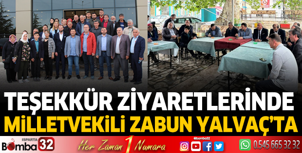 Milletvekili Zabun Yalvaç'ta