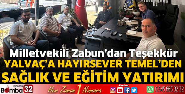 Milletvekili Zabun'dan Teşekkür 