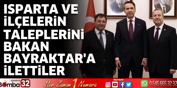 Milletvekillerinden Bakan Bayraktar'a ziyaret 
