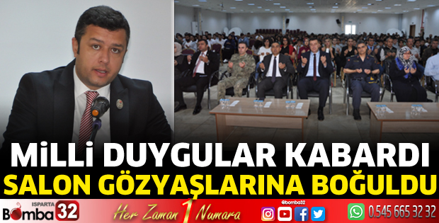 Milli duygular kabardı, salon gözyaşlarına boğuldu