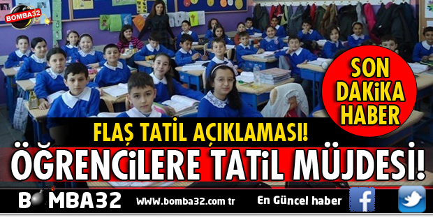 MİLLİ EĞİTİM BAKANI İSMET YILMAZ'DAN FLAŞ TATİL AÇIKLAMASI