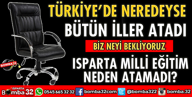 MİLLİ EĞİTİMDE MÜDÜR ATAMALARI NEDEN YAPILAMADI