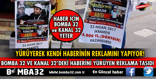 MİLLİ PİYANGOCU ÖZTÜRK HABERLERİNİN REKLAMINI YAPIYOR