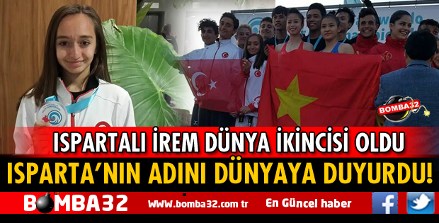MİLLİ SPORCUMUZ İREM NUR ÖZTÜRK DÜNYA İKİNCİSİ OLDU