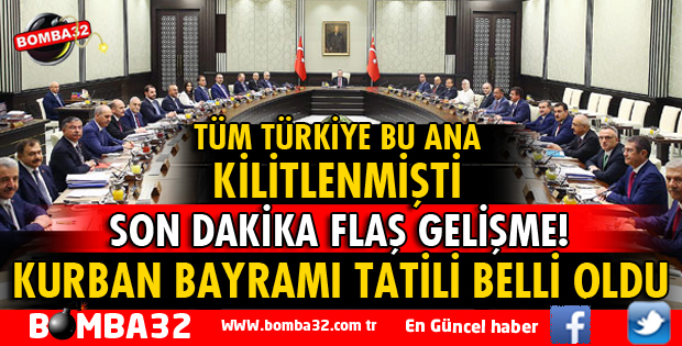 Milyonlarca kişinin beklediği haber! Kurban Bayramı tatili belli oldu