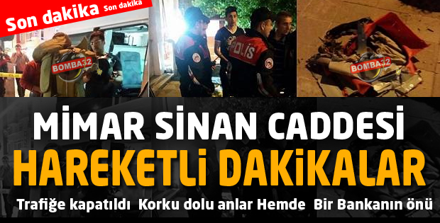 Mimar sinan caddesi Trafiğe kapatıldı