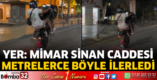 Mimar Sinan Caddesi’nde tehlikeli hareketler