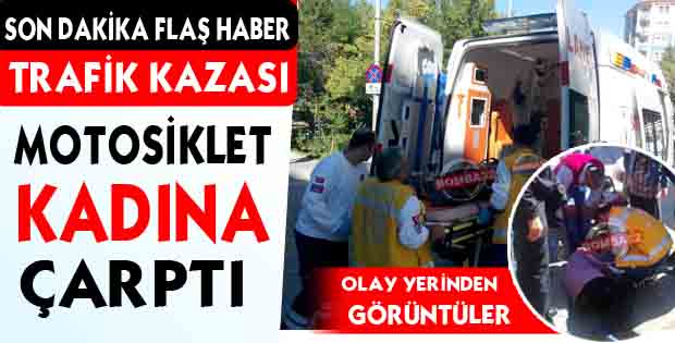 MİMAR SİNAN  CADDESİNDE TRAFİK KAZASI 1 YARALI 