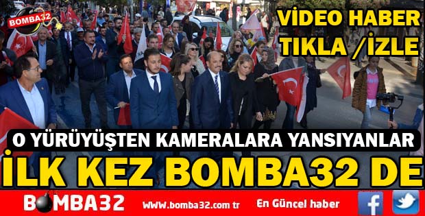 MİMAR SİNAN CADDESİNDEN PARTİYE YÜRÜDÜLER