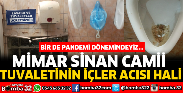 MİMAR SİNAN CAMİİ TUVALETİ HARABEYE DÖNDÜ