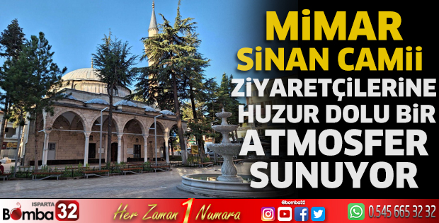 Mimar Sinan Camii ziyaretçilerine huzur dolu bir atmosfer sunuyor