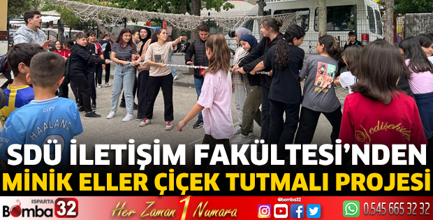 Minik Eller Çiçek Tutmalı Projesi