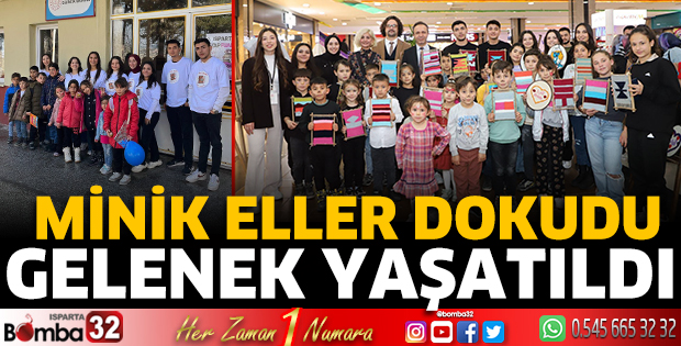 Minik eller dokudu gelenek yaşatıldı
