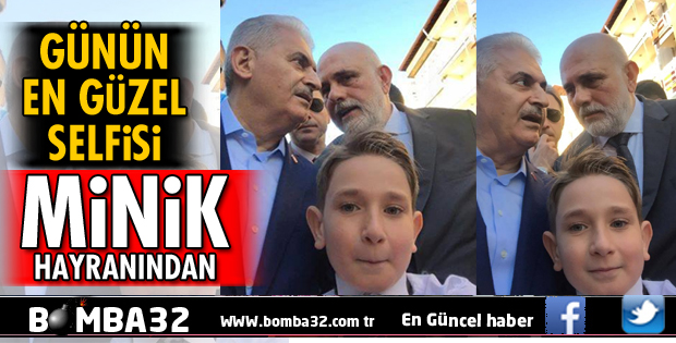 MİNİK HAYRANINDAN SELFİE