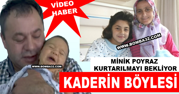 MİNİK POYRAZ KURTARILMAYI BEKLİYOR