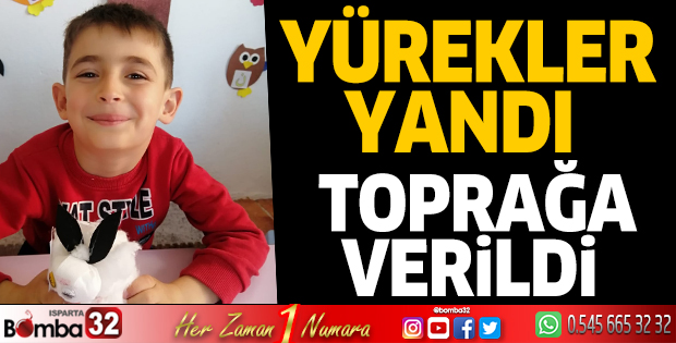 Minik Kerem'e veda