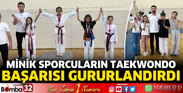 Minik Sporcuların Taekwondo Başarısı Gururlandırdı