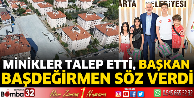 Minikler talep etti, Başkan Başdeğirmen söz verdi 